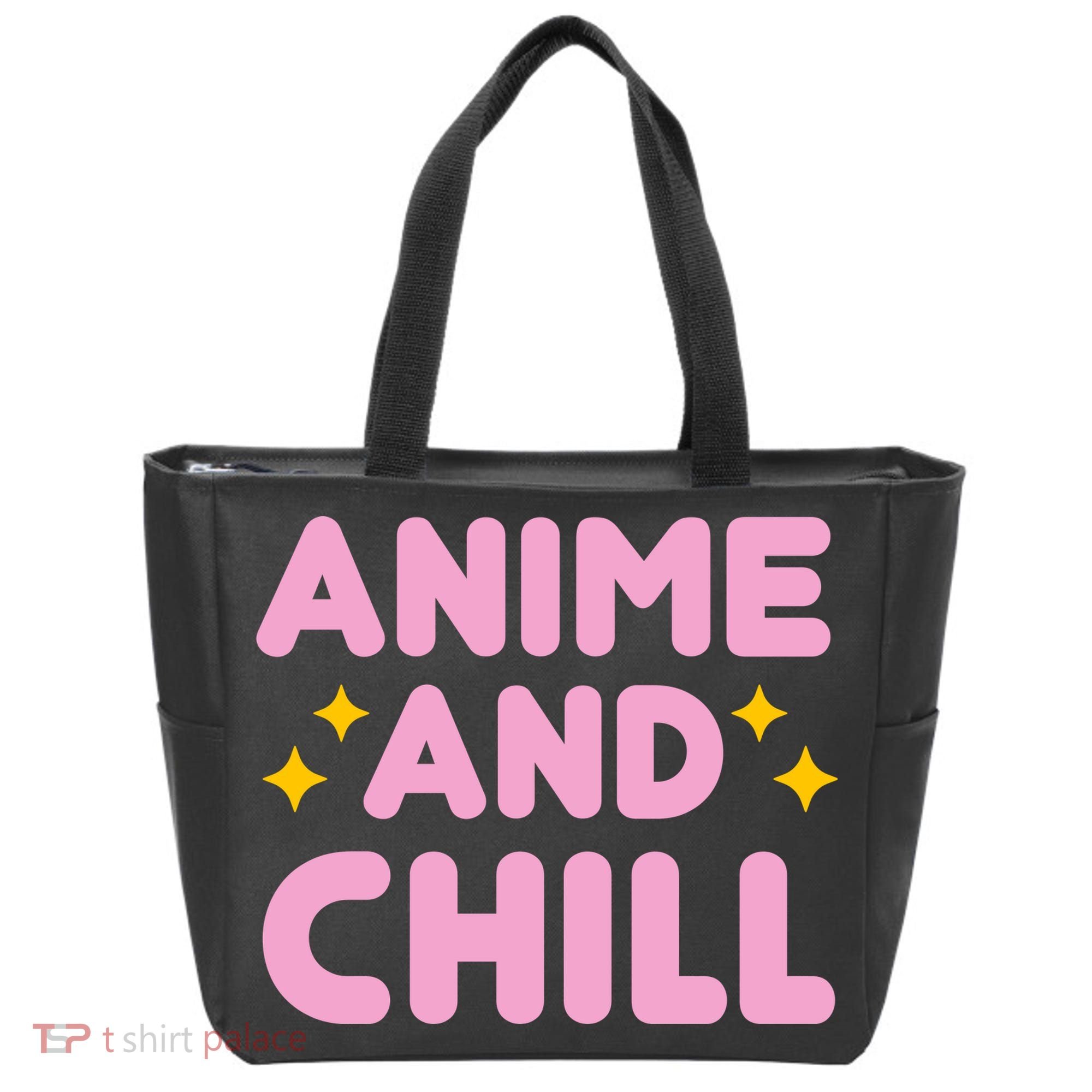 Anime And Chill Tote Bag