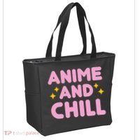 Anime And Chill Tote Bag thumb 2