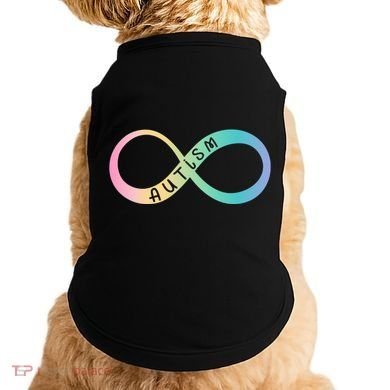Autism Awareness Colorful Neurodiversity Symbol Doggie Tank
