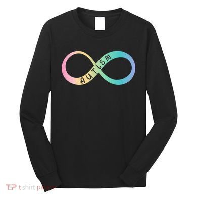 Autism Awareness Colorful Neurodiversity Symbol Long Sleeve Shirt