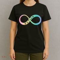 Autism Awareness Colorful Neurodiversity Symbol T-Shirt thumb 4