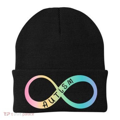 Autism Awareness Colorful Neurodiversity Symbol Beanie