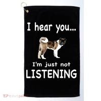 American Akita Dog American Akita Golf Towel thumb 0