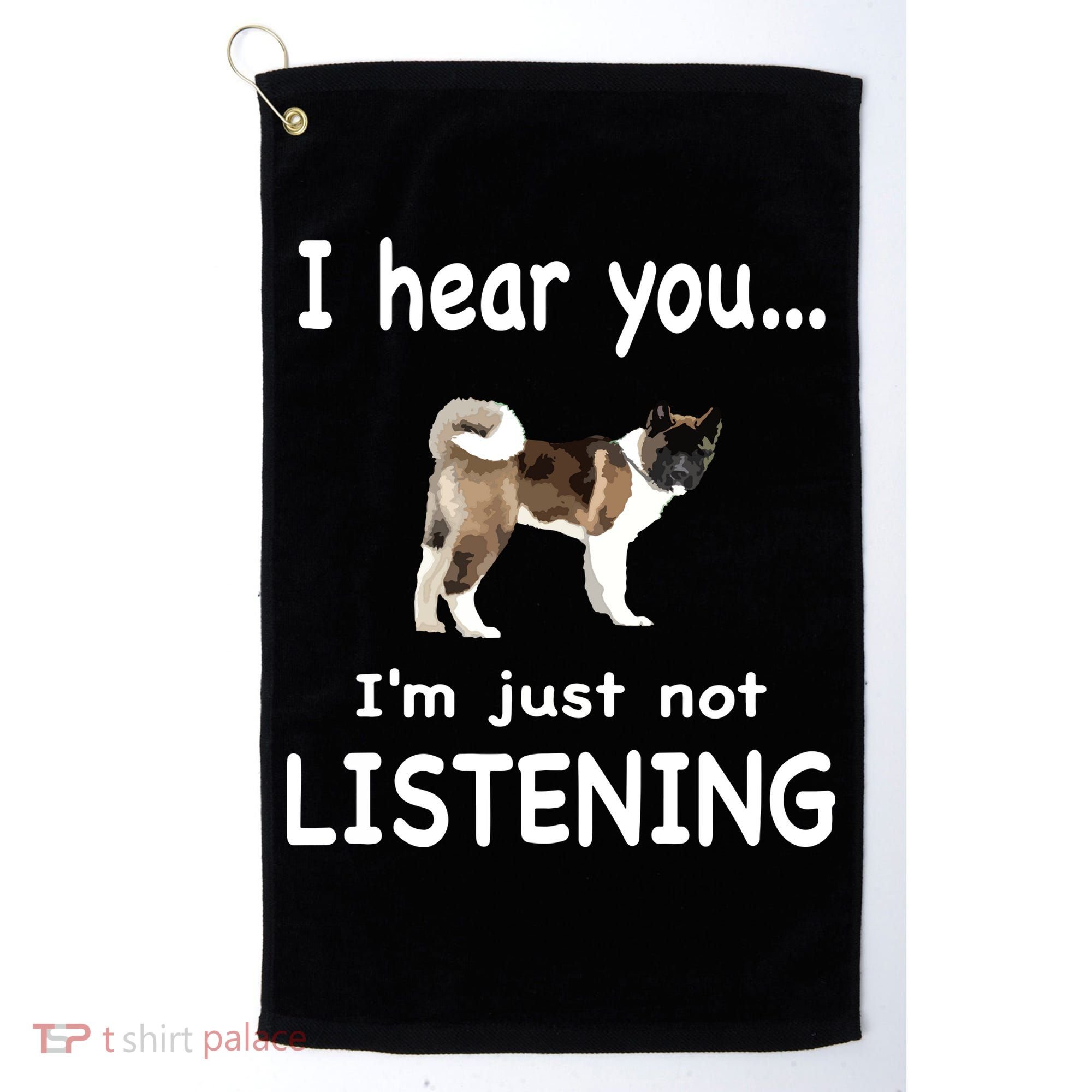 American Akita Dog American Akita Golf Towel