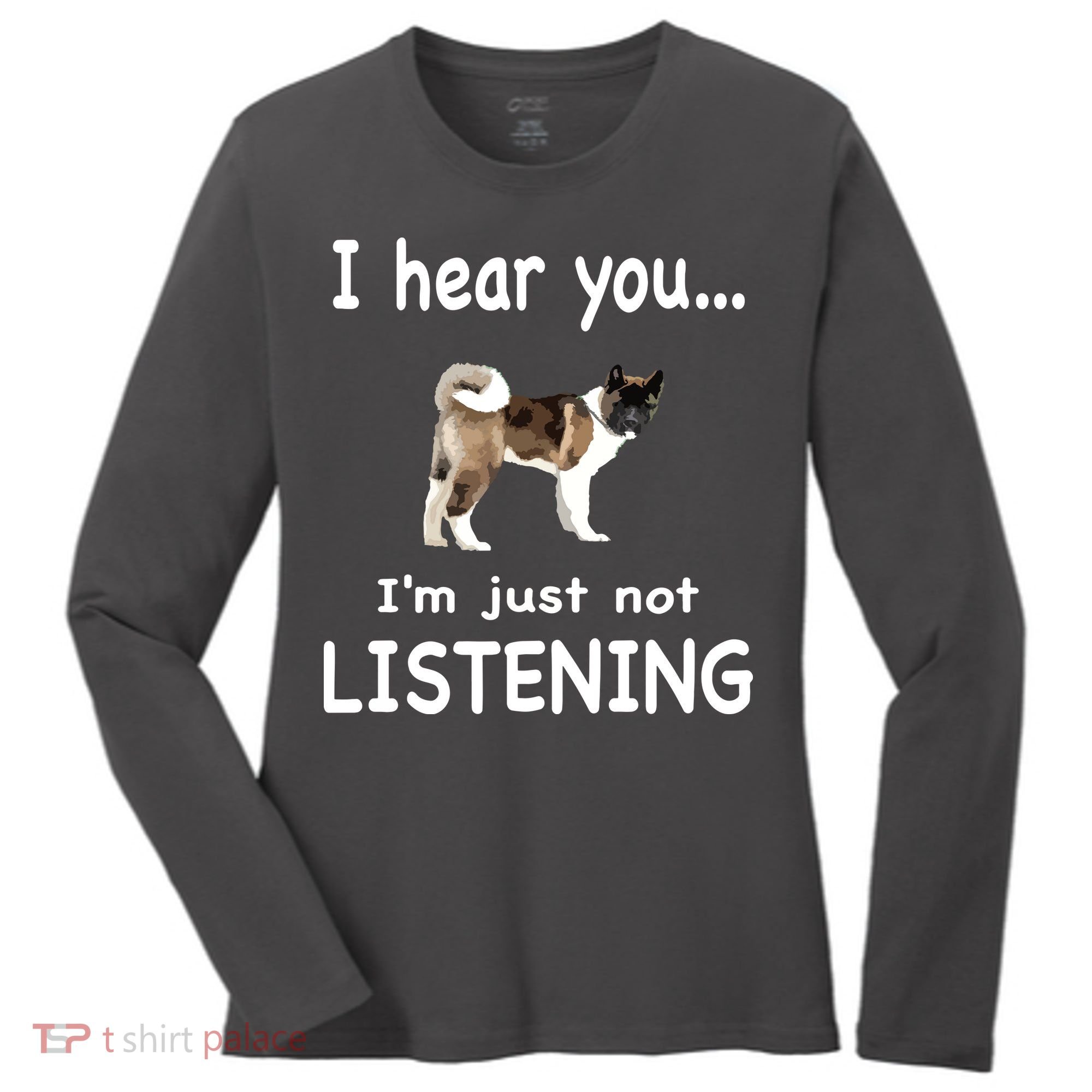 American Akita Dog American Akita Women's Long Sleeve Shirt