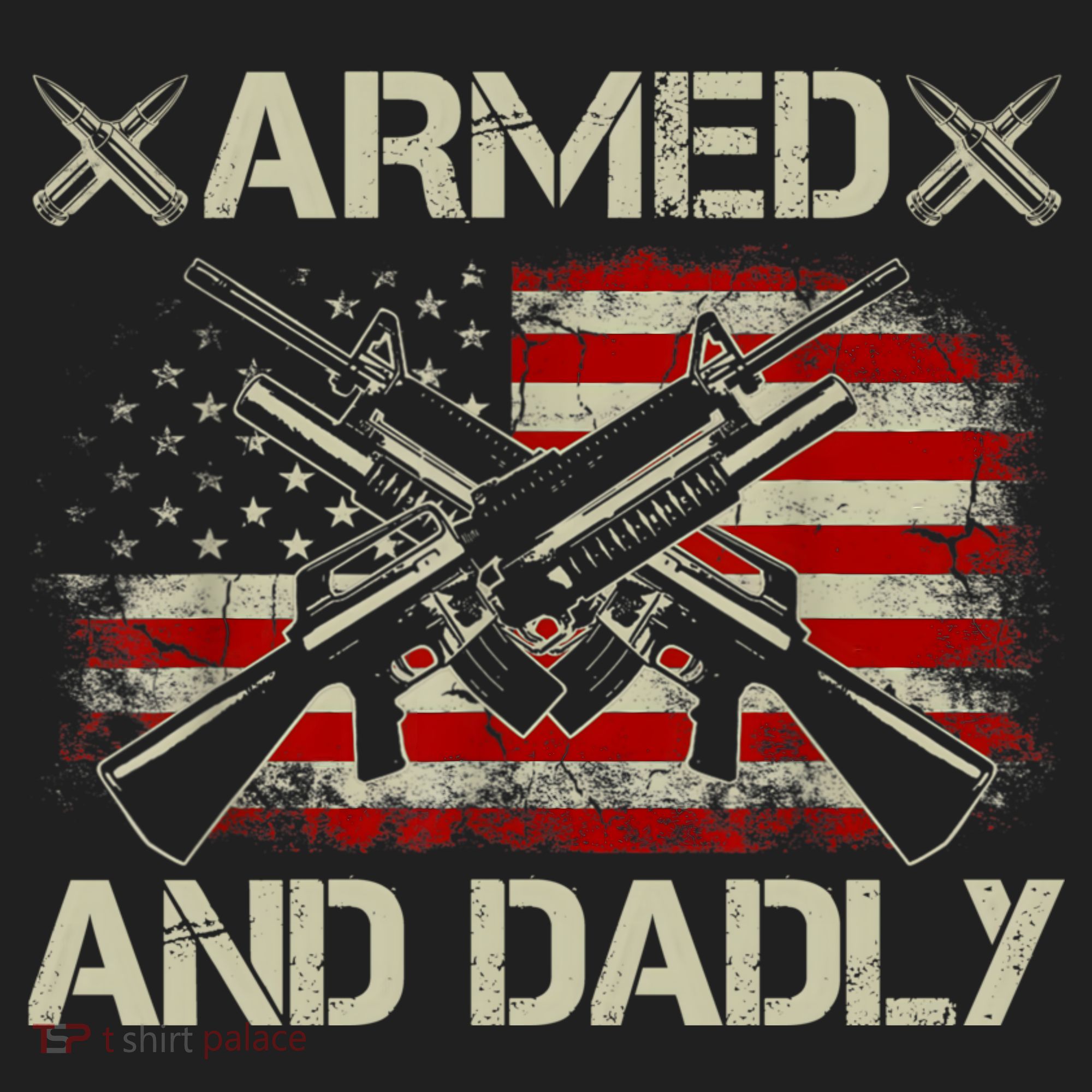Armed And Dadly Funny Deadly Father Gifts For Fathers Day Beanie