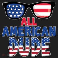 All American Dude 4th Of July Women's Sweatshirt thumb 2