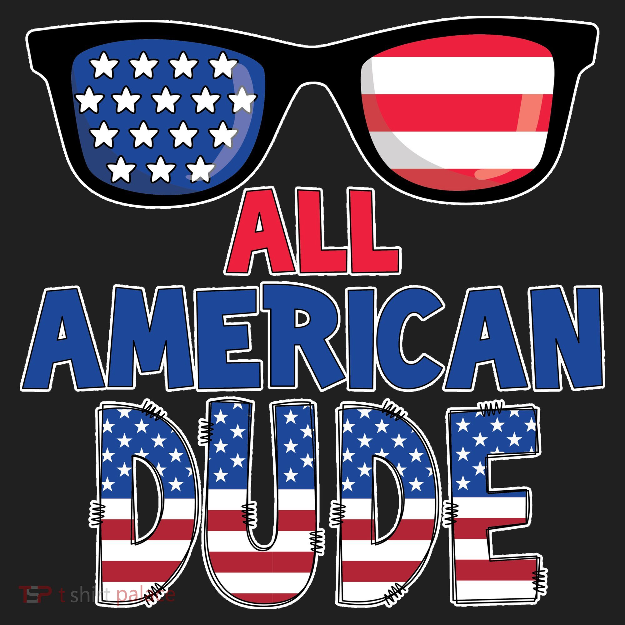 All American Dude 4th Of July Women's Sweatshirt