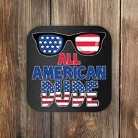 All American Dude 4th Of July Coaster thumb 0