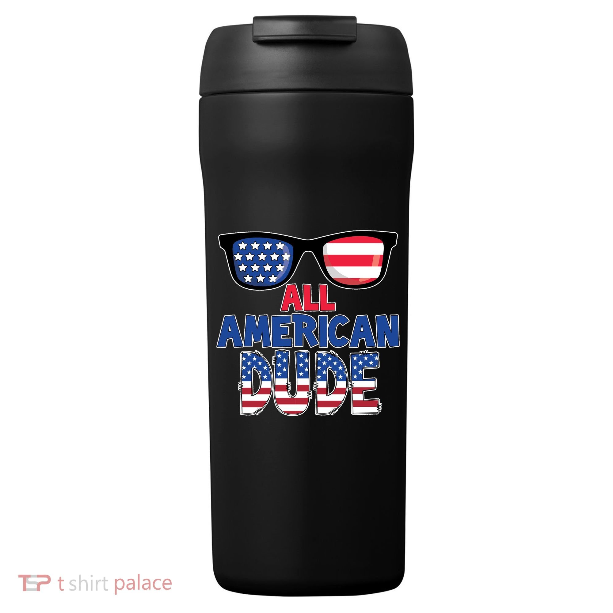 All American Dude 4th Of July 24oz Duet Stainless Steel Tumbler