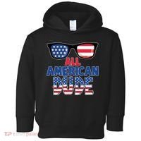 All American Dude 4th Of July Toddler Hoodie thumb 0