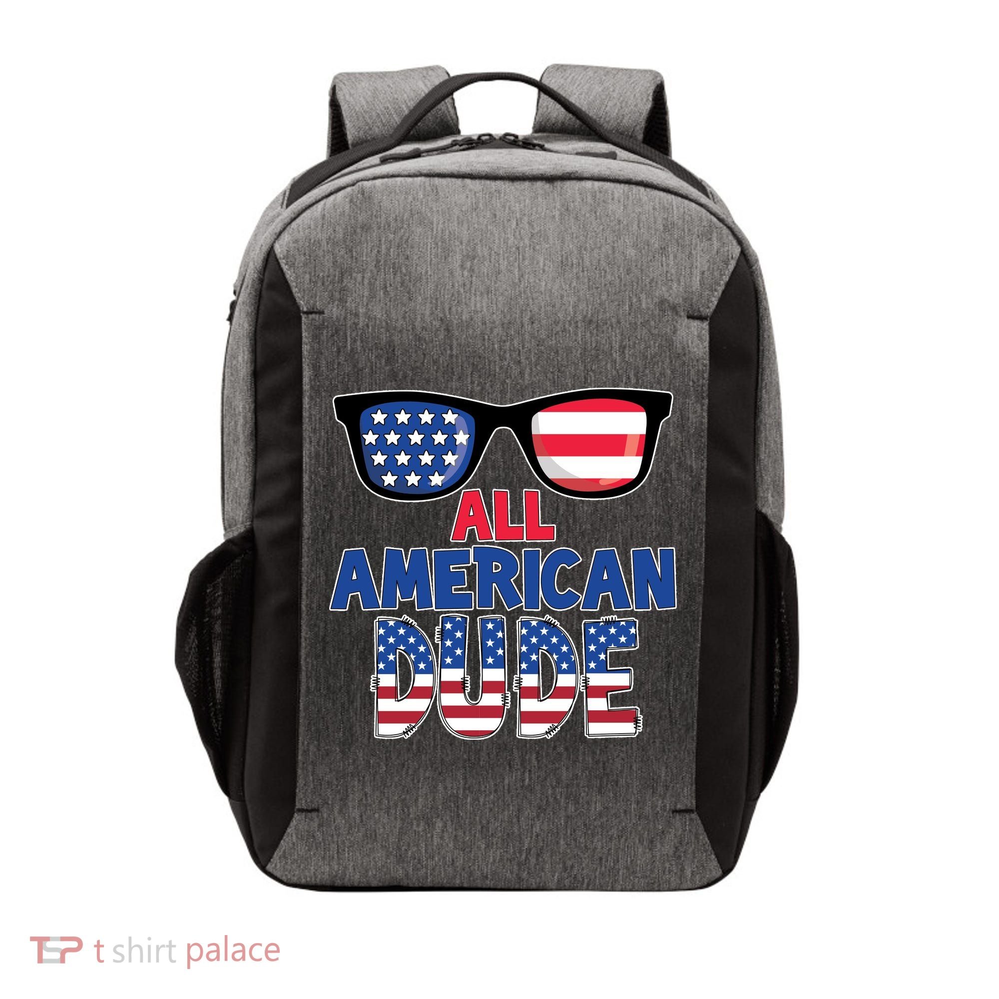 All American Dude 4th Of July Vector Backpack