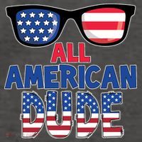 All American Dude 4th Of July Vector Backpack thumb 2