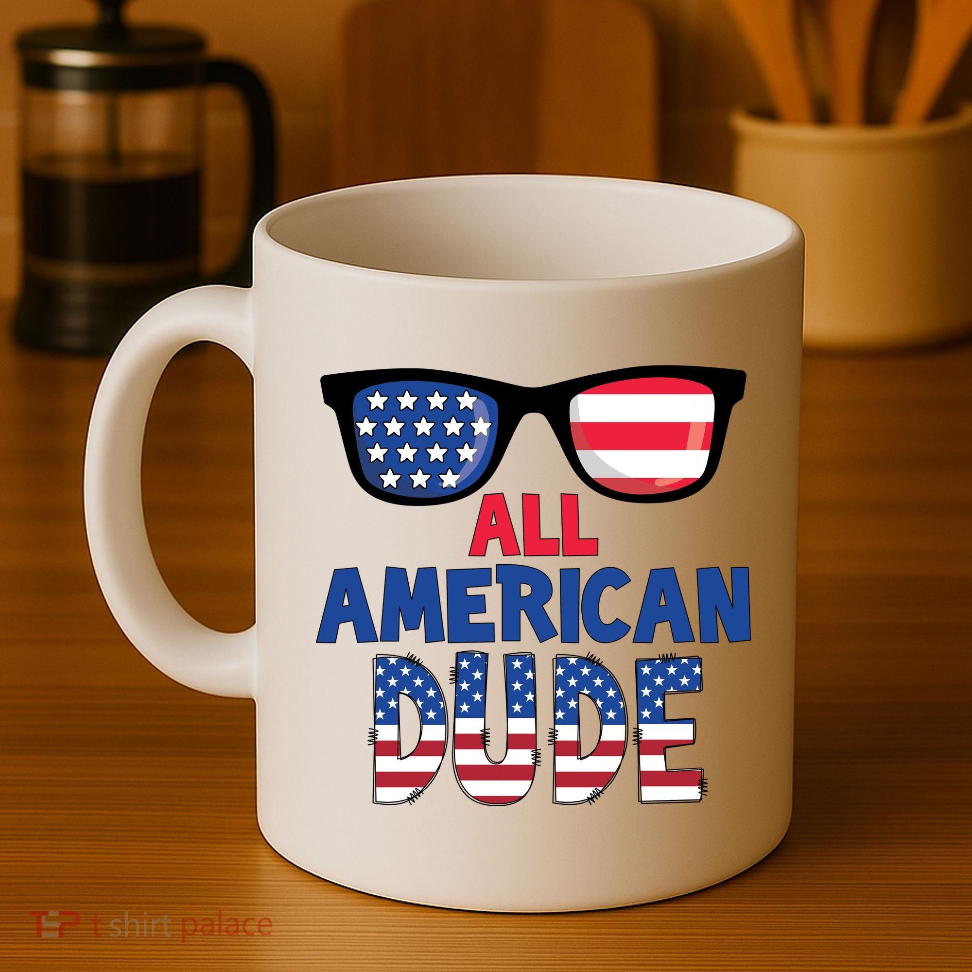 All American Dude 4th Of July Coffee Mug