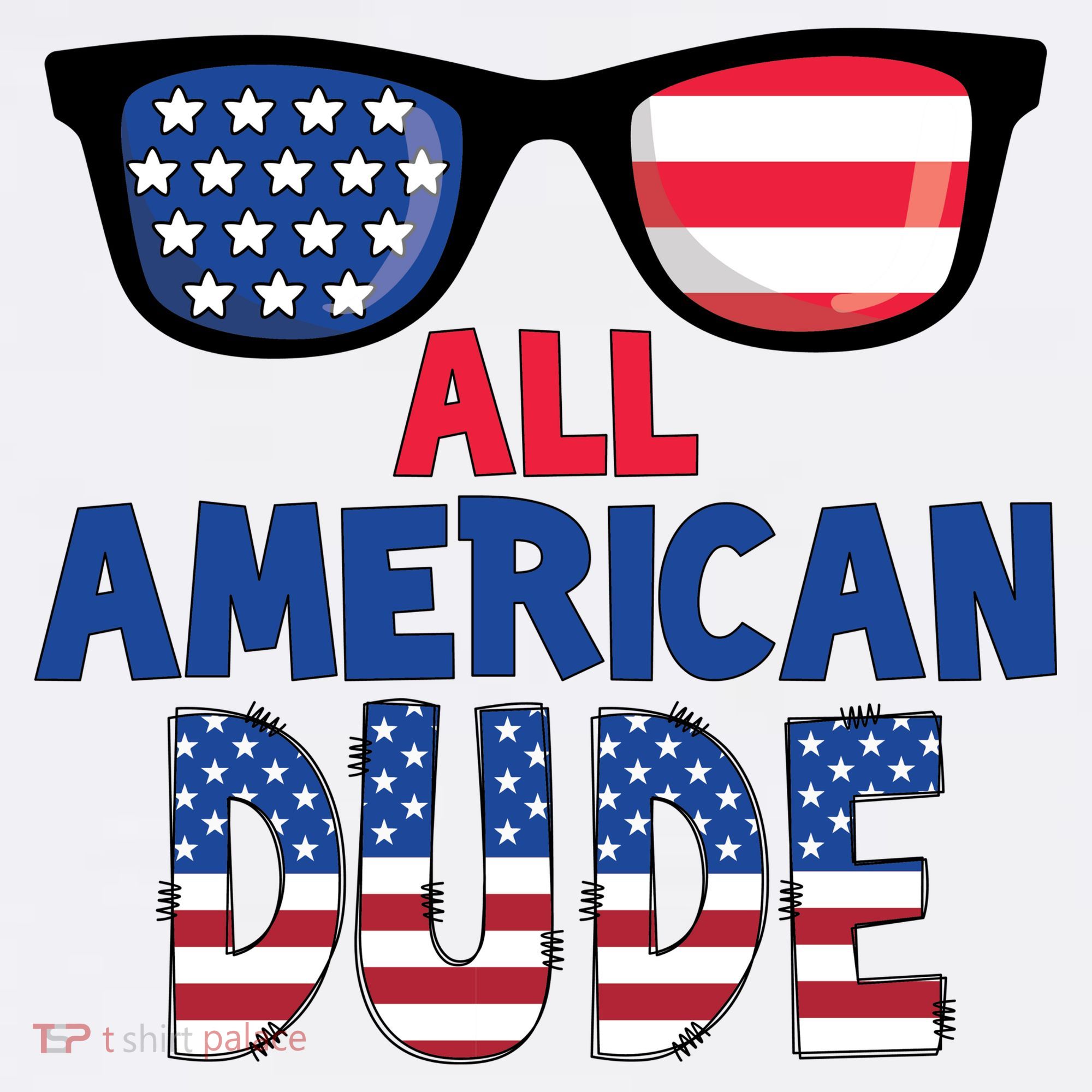 All American Dude 4th Of July Women's Hoodie