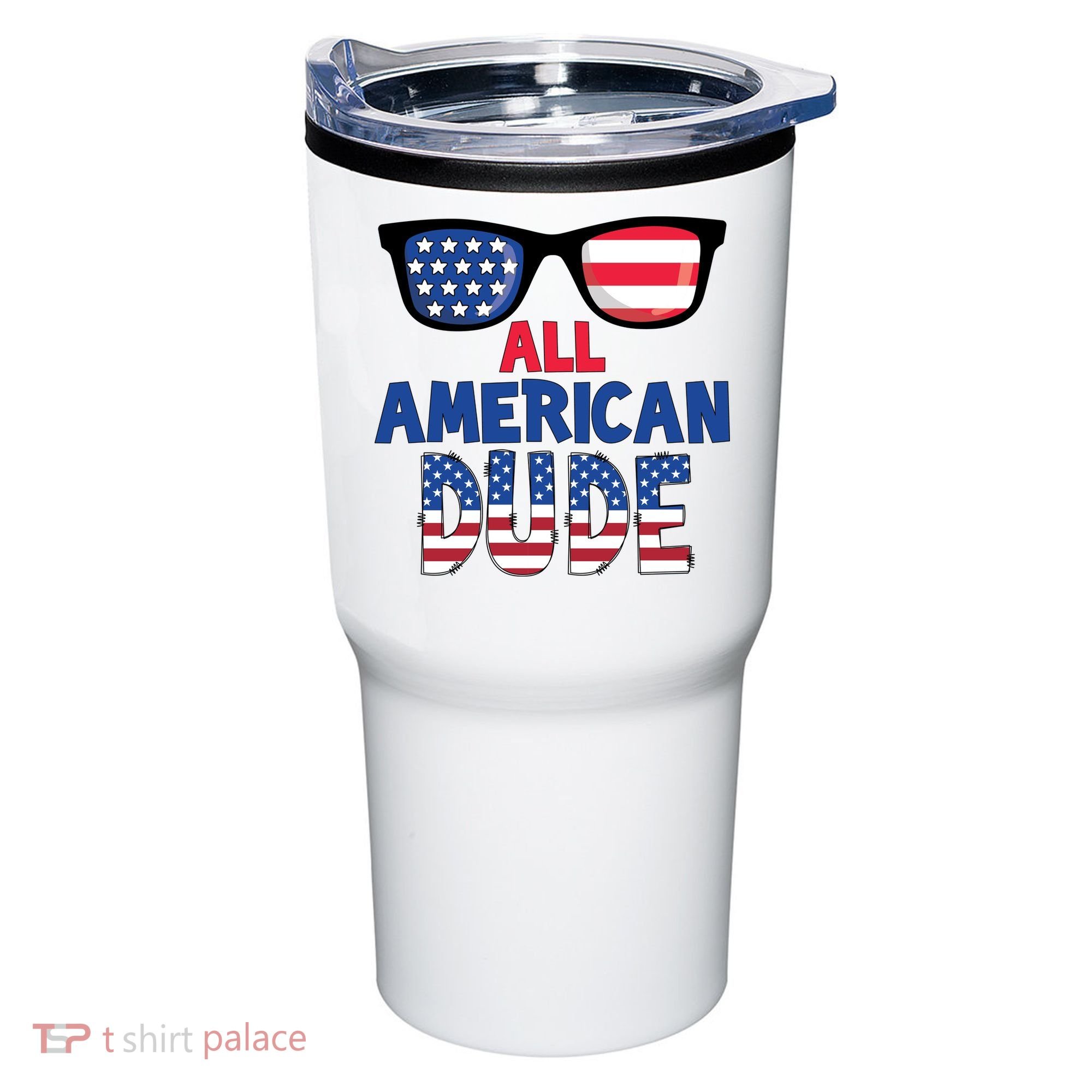 All American Dude 4th Of July Tumbler