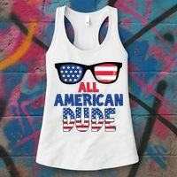 All American Dude 4th Of July Women's Tank Top thumb 3