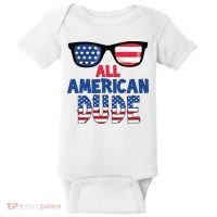 All American Dude 4th Of July Baby Bodysuit thumb 0
