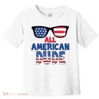 All American Dude 4th Of July Toddler T-Shirt thumb 0
