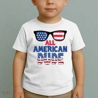 All American Dude 4th Of July Toddler T-Shirt thumb 2