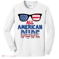 All American Dude 4th Of July Kids Long Sleeve Shirt thumb 0
