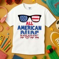 All American Dude 4th Of July Kids T-Shirt thumb 3