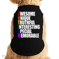 Autism Awareness Defined Quote Doggie Tank thumb 0