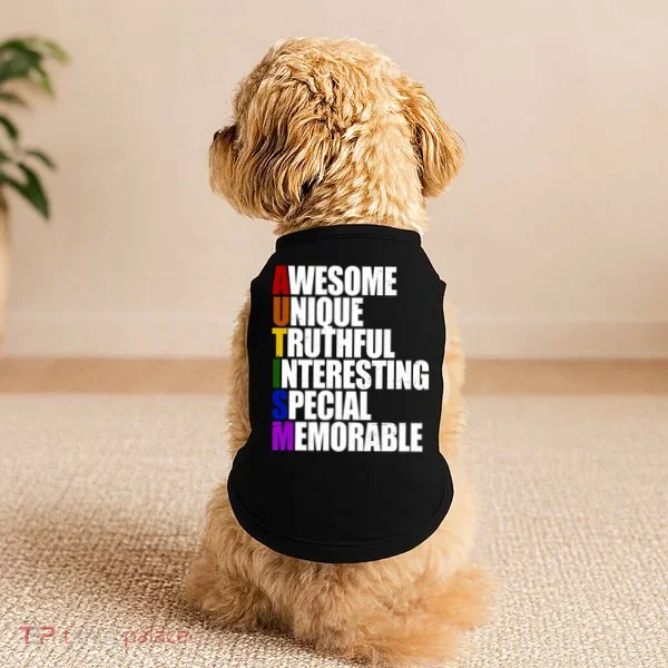 Autism Awareness Defined Quote Doggie Tank