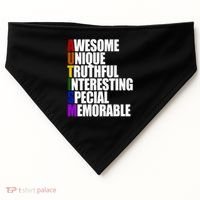 Autism Awareness Defined Quote USA-Made Doggie Bandana thumb 0