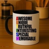 Autism Awareness Defined Quote Coffee Mug thumb 4
