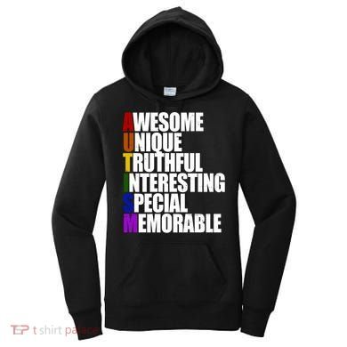 Autism Awareness Defined Quote Women's Hoodie