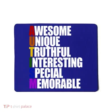 Autism Awareness Defined Quote Mousepad