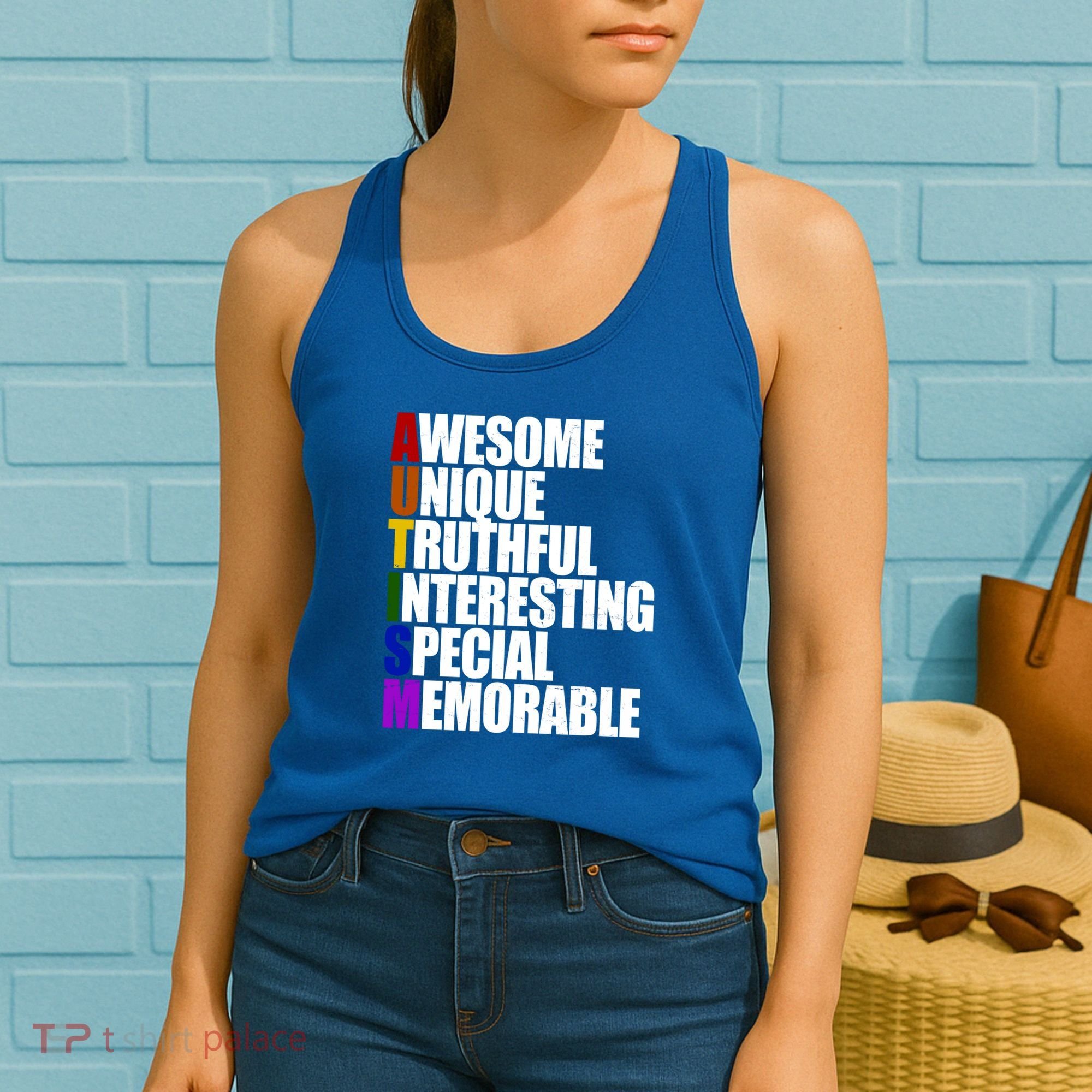 Autism Awareness Defined Quote Women's Tank Top