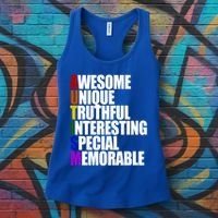 Autism Awareness Defined Quote Women's Tank Top thumb 3