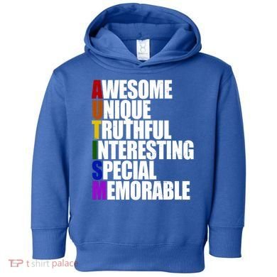 Autism Awareness Defined Quote Toddler Hoodie