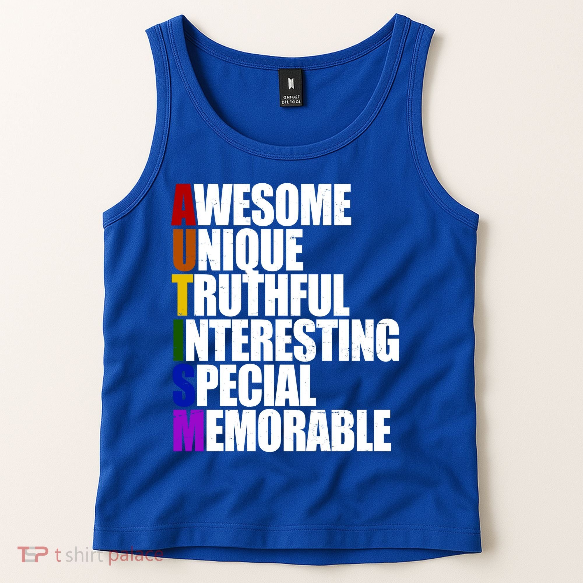 Autism Awareness Defined Quote Tank Top