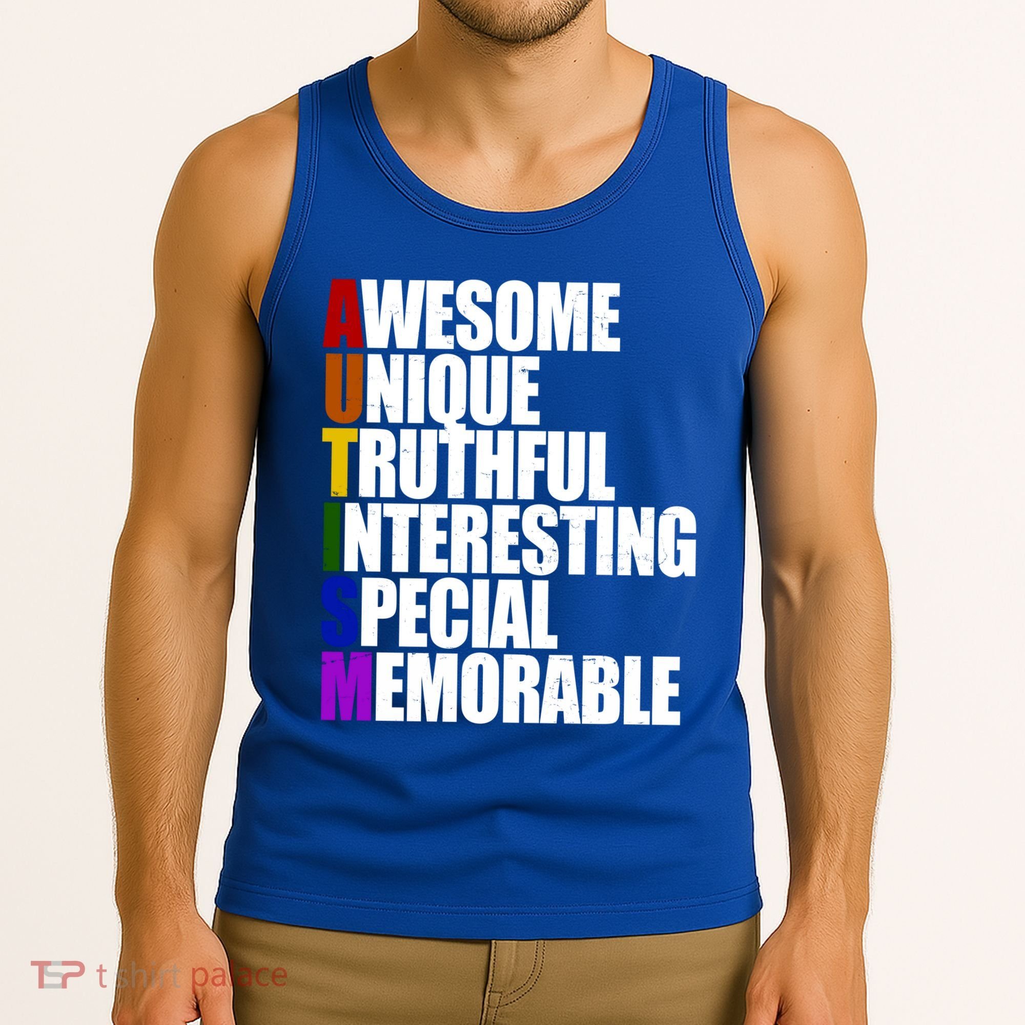 Autism Awareness Defined Quote Tank Top