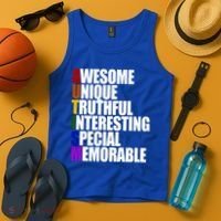 Autism Awareness Defined Quote Tank Top thumb 4