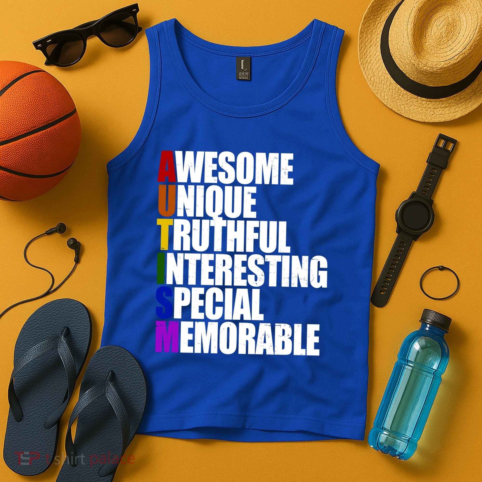 Autism Awareness Defined Quote Tank Top