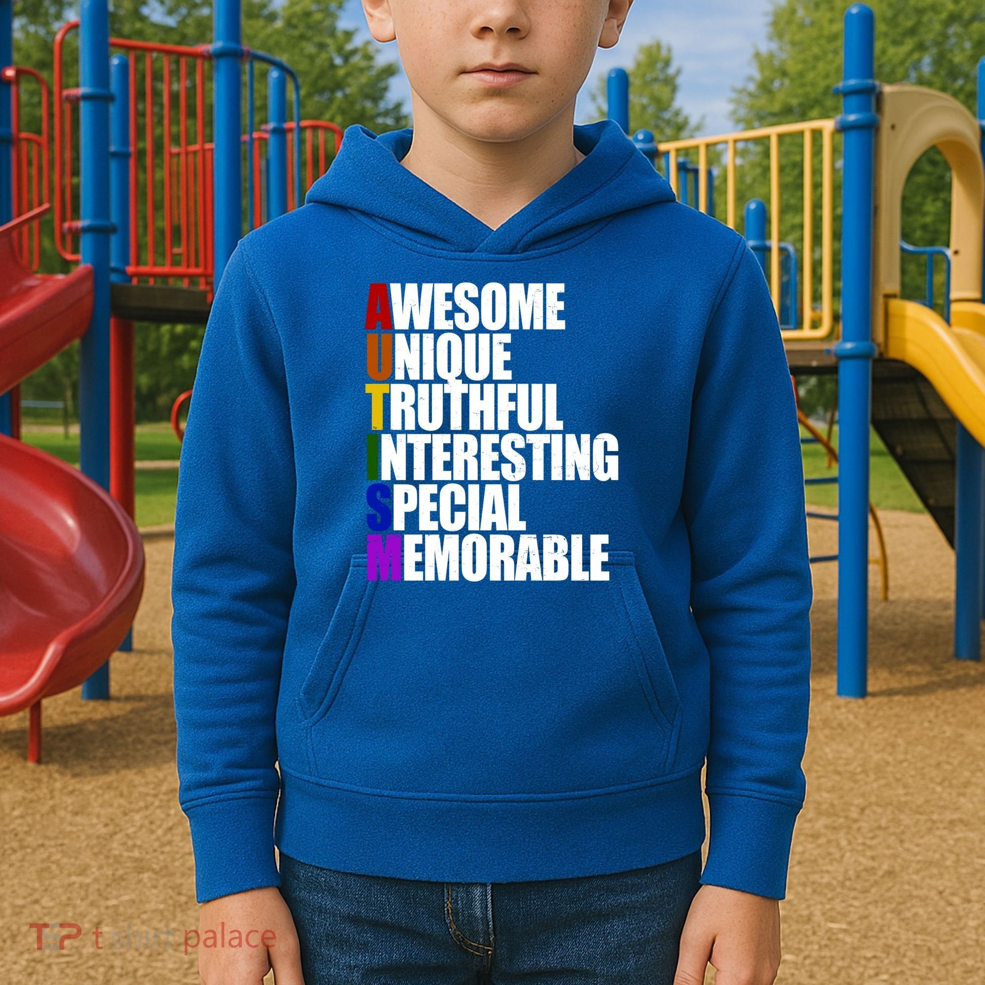 Autism Awareness Defined Quote Kids Hoodie