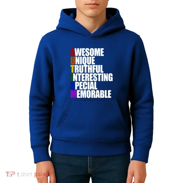 Autism Awareness Defined Quote Kids Hoodie