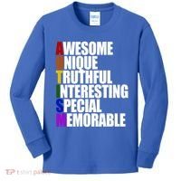 Autism Awareness Defined Quote Kids Long Sleeve Shirt thumb 0