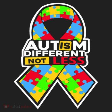 Autism Awareness Different Not Less Puzzle Ribbon Beanie