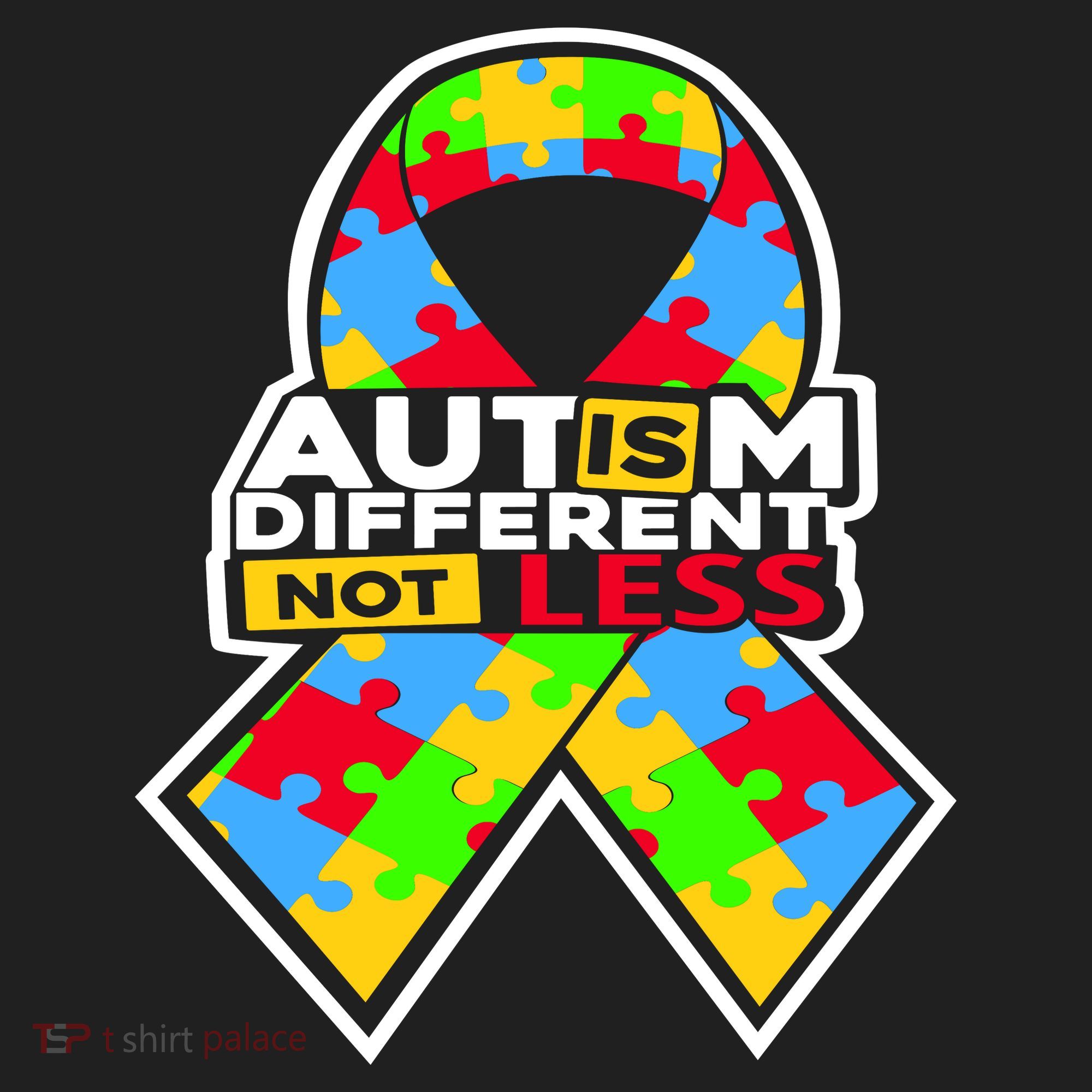 Autism Awareness Different Not Less Puzzle Ribbon Beanie