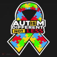 Autism Awareness Different Not Less Puzzle Ribbon Pajama Set thumb 2