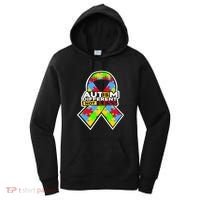 Autism Awareness Different Not Less Puzzle Ribbon Women's Hoodie thumb 0