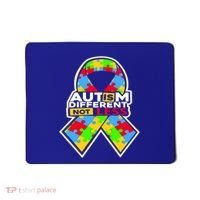 Autism Awareness Different Not Less Puzzle Ribbon Mousepad thumb 0