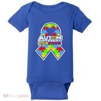 Autism Awareness Different Not Less Puzzle Ribbon Baby Bodysuit thumb 0
