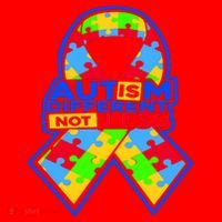 Autism Awareness Different Not Less Puzzle Ribbon Santa Hat thumb 1