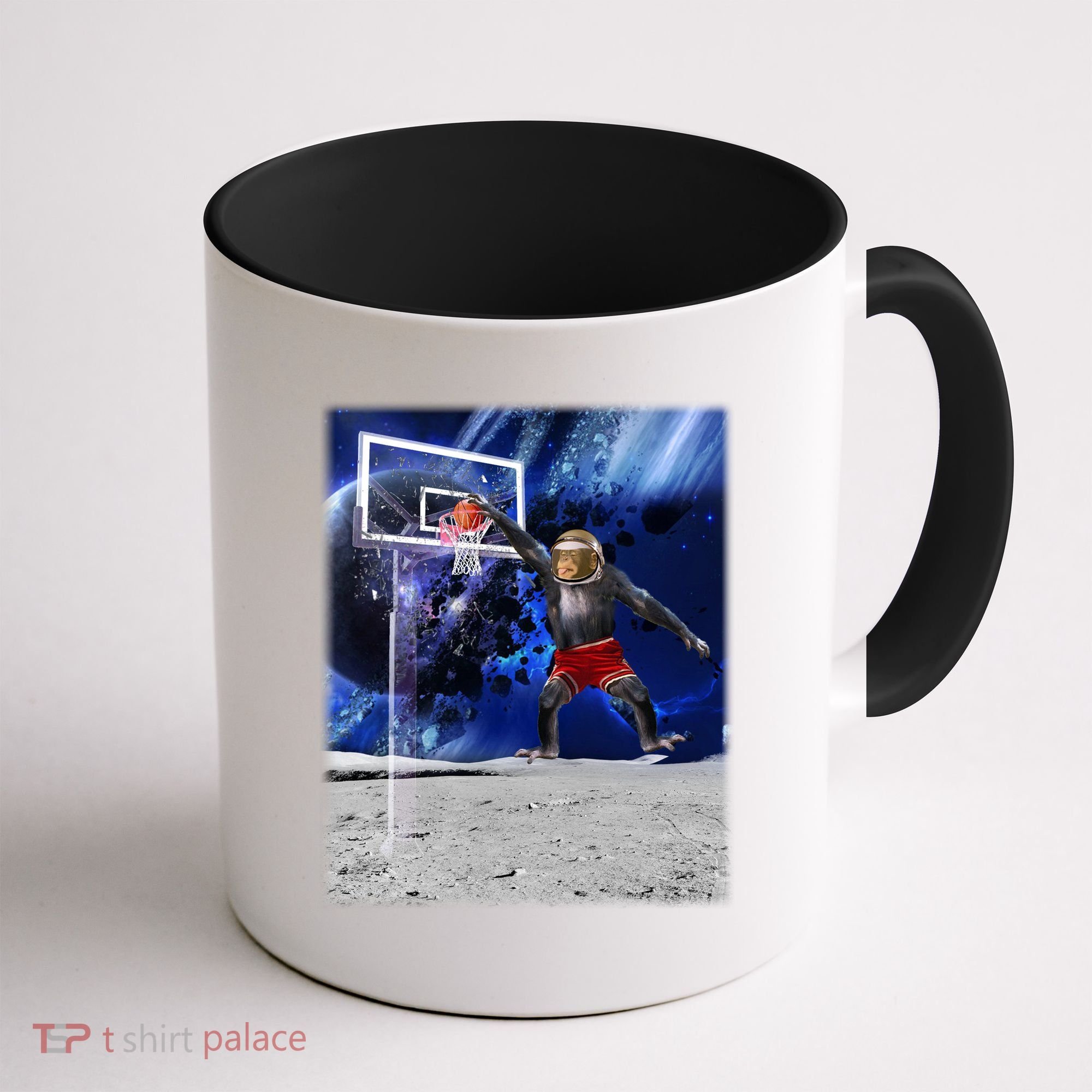 Air Ape Dunking Basketball Monkey Coffee Mug
